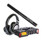 TASCAM DR-70D录音机搭配森海塞尔MKE600麦克风    影视同期录音套装