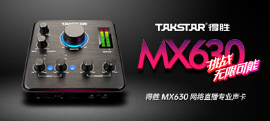 TAKSTAR 得胜 MX630网络直播K歌录音外置声卡