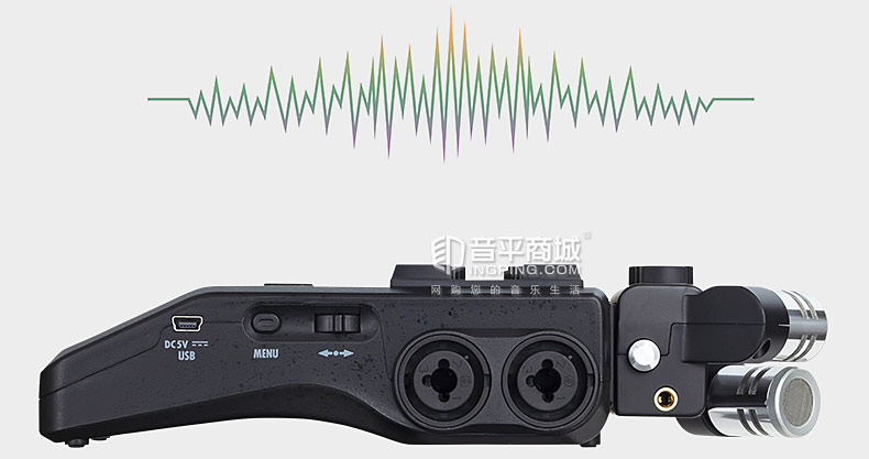 ZOOM H6 便携式数字录音机 同期6轨录音（可换咪头） 新闻采访录音笔